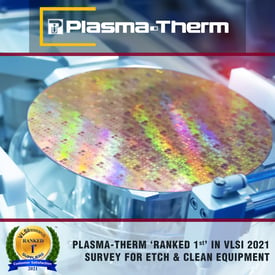 VLSI Awards Social Media Graphic - Ranked 1st in Etch Equipment - Plasma-Therm 2